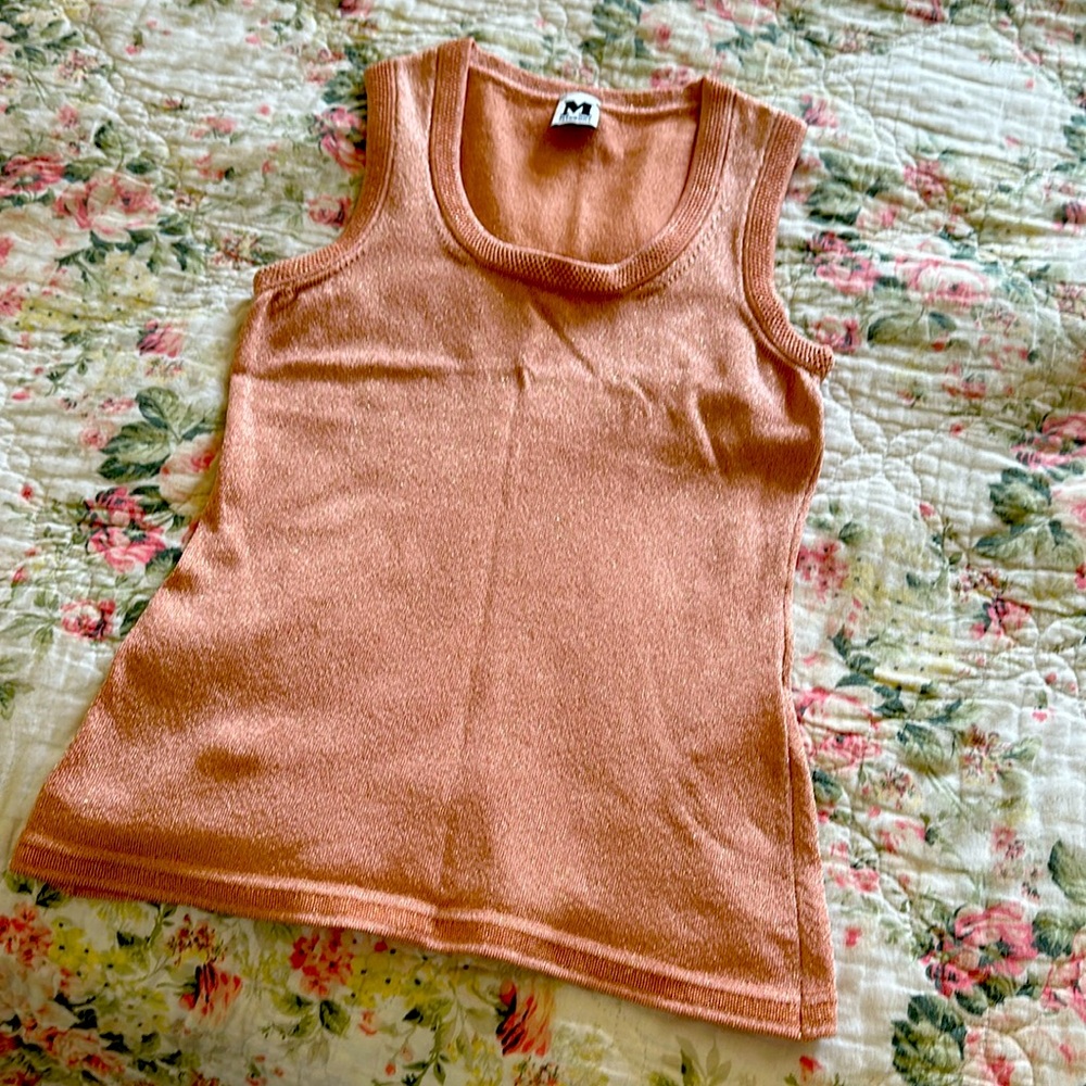 Beautiful pink golden gllitter top